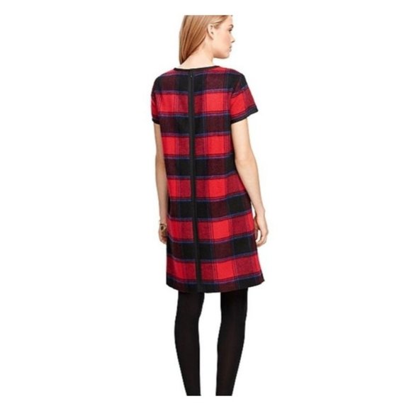 Brooks Brothers Red Fleece Plaid Wool Holiday Dress - Picture 2 of 10